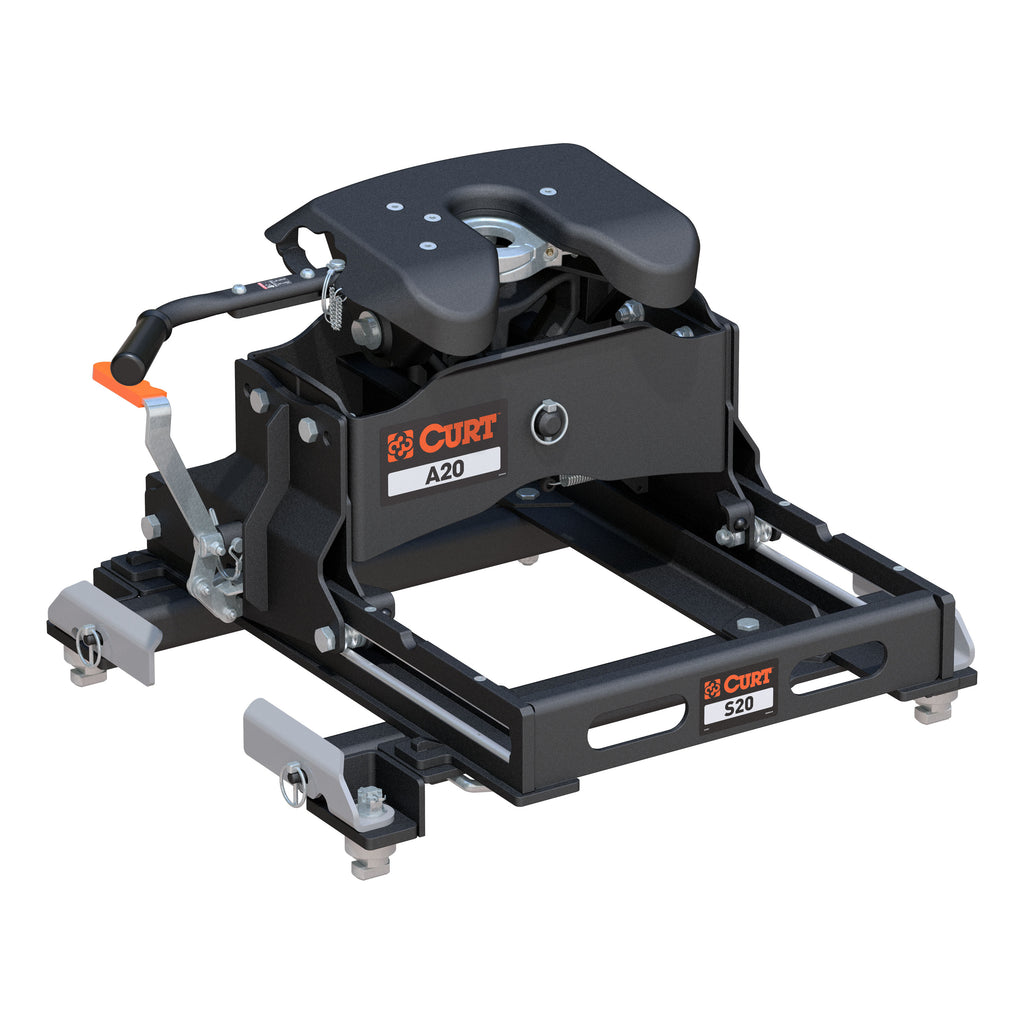 A20 Sliding 5th Wheel Hitch 20K Select Silverado Sierra 6.5' Bed Puck System