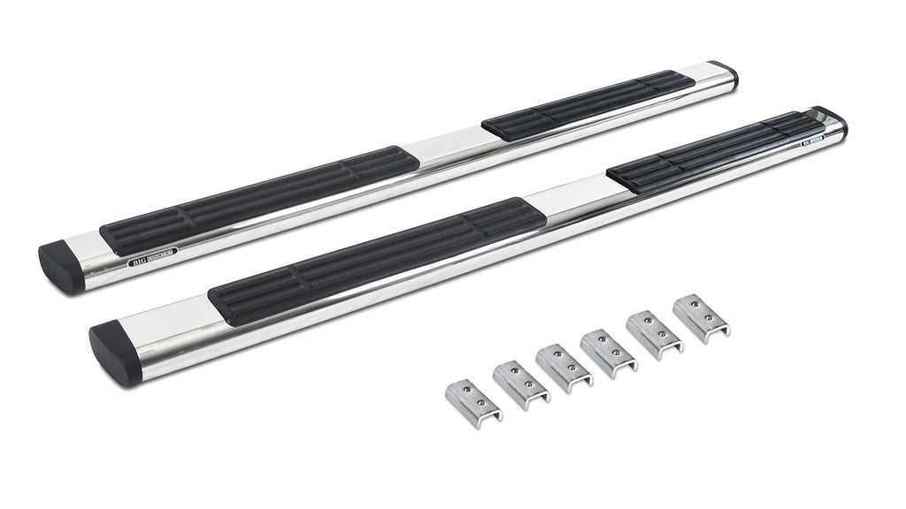 Go Rhino - 686443280PS - 6" OE Xtreme Side Steps With Mounting Brackets Kit - Polished Stainless Steel