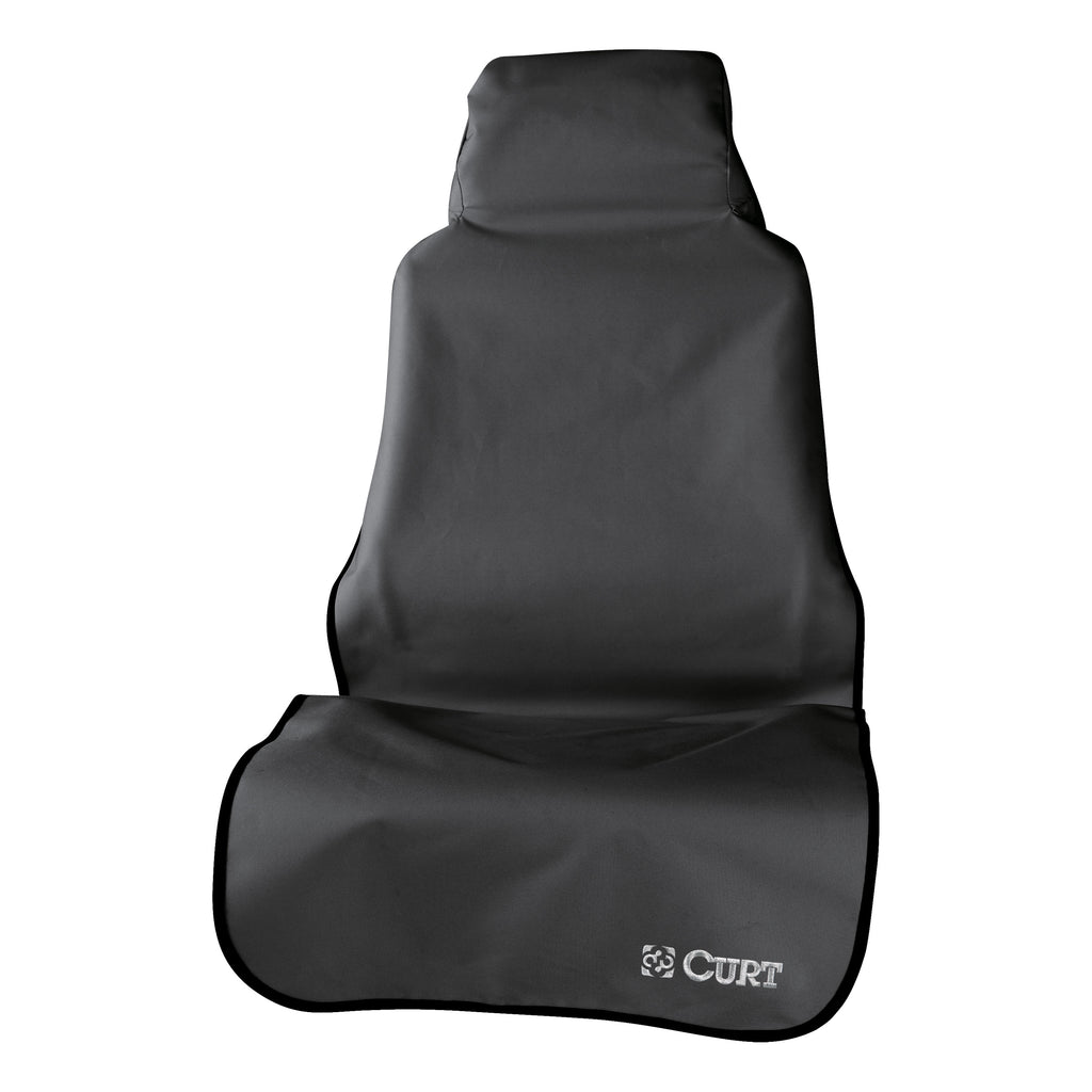 Seat Defender 58" X 23" Removable Waterproof Black Bucket Seat Cover