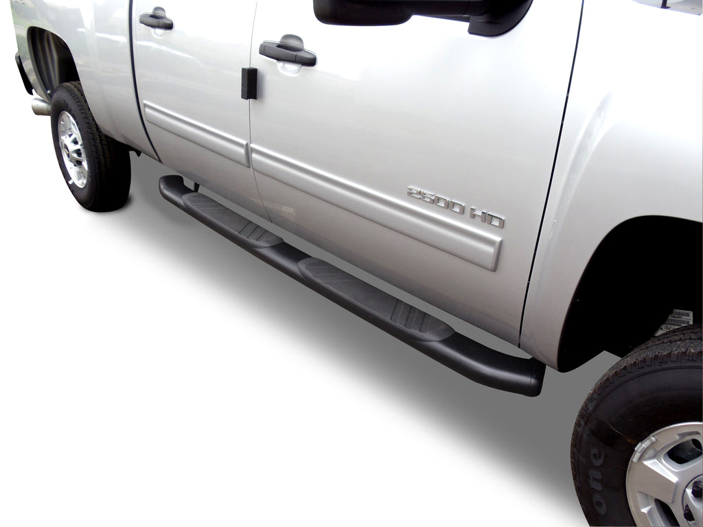 Go Rhino 685449980CB - 5" OE Xtreme Composite SideSteps With Mounting Bracket Kit - Black