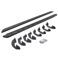 Go Rhino 63443973SPC - RB10 Slim Running Boards - Complete Kit: RB10 Slim Running Board + Brackets - Textured Black