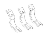 Go Rhino - 6844325 - OE Xtreme Cab Length Side Steps - MOUNTING BRACKETS ONLY - Textured Black