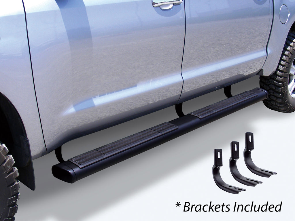 Go Rhino - 686435180CB - 6in OE Xtreme Composite SideSteps Kit - 80in Long Black + Brackets - Black