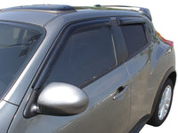 Auto Ventshade 94378 Original Ventvisor Side Window Deflector Dark Smoke 4-Piece Set For 2010-2017 Nissan Juke