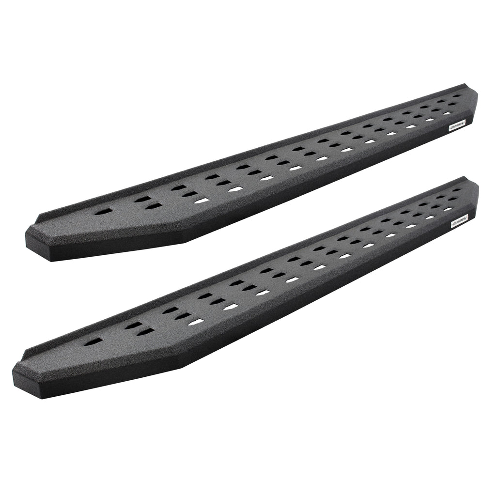 Go Rhino 6944397320T - RB20 Running Boards - Complete Kit: RB20 Running Board + Brackets + 2 Pair RB20 Drop Steps - Textured Black