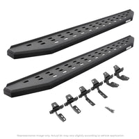 Go Rhino - 69443280T - RB20 Running Boards With Mounting Brackets Kit - Protective Bedliner Coating