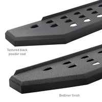 Go Rhino 69443973PC - RB20 Running Boards - Complete Kit: RB20 Running Board + Brackets - Protective Bedliner Coating