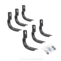 Go Rhino - 6844325 - OE Xtreme Cab Length Side Steps - MOUNTING BRACKETS ONLY - Textured Black