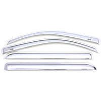 Auto Ventshade 684977 Chrome Ventvisor Side Window Deflector 4-Piece Set For 2016-2022 Nissan Titan/Titan XD Crew Cab