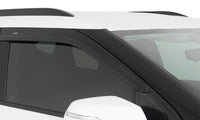Auto Ventshade 892025 Ventvisor Low Profile Dark Smoke Side Window Deflector 2-pc Set For 2020-2022 Jeep Gladiator 2018-2022 Jeep Wrangler JL 2-Door