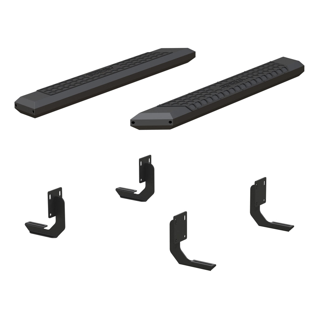 AdvantEDGE 5-1/2" x 53" Black Aluminum Side Bars Select Ford F-250 F-350
