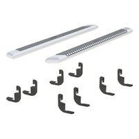 AdvantEDGE 5-1/2" x 91" Chrome Aluminum Side Bars Select Silverado Sierra Crew