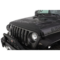 Bushwacker 14093 Trail Armor Hood Stone Guard Black Textured Finish 1-Piece for 2018-2022 Jeep Wrangler JL 2 and 4-Door