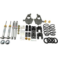 BELLTECH 652SP LOWERING KITS  Front And Rear Complete Kit W/ Street Performance Shocks 2007-2013 Chevrolet Silverado/Sierra (Ext Cab & Crew Cab) 3 in. or 4 in. F/5 in. or 6 in. R drop W/ Street Performance Shocks