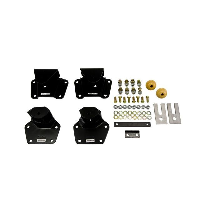 BELLTECH 6574 HANGER KIT 4 in. Drop Leaf Spring Hanger Kit (Front and Rear Hangers)  1997-2004 Dodge Dakota 4 in. Rear Drop