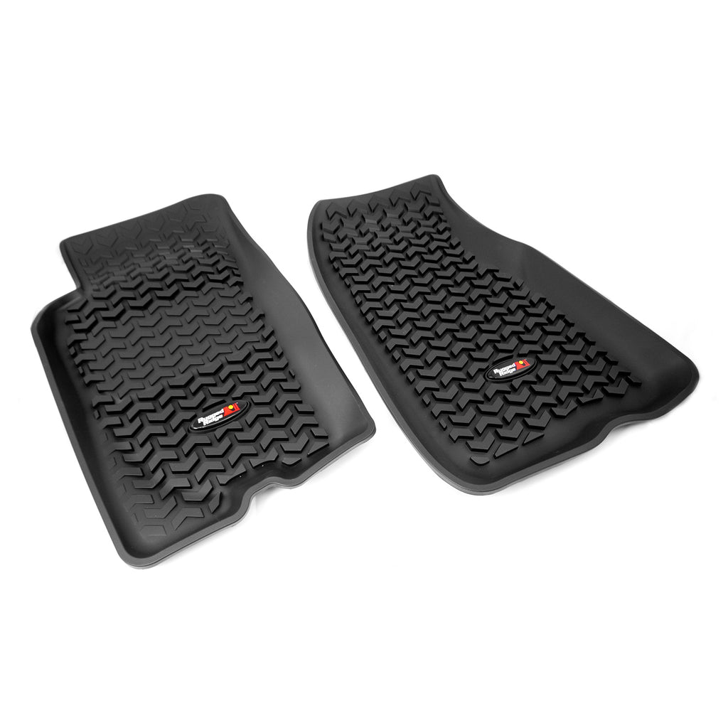 Rugged Ridge 12920.26 | Floor Liners, Front, Black; 93-98 Jeep Grand Cherokee ZJ