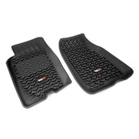 Rugged Ridge 12920.26 | Floor Liners, Front, Black; 93-98 Jeep Grand Cherokee ZJ