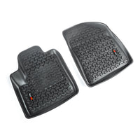 Rugged Ridge 12920.33 | Floor Liner, Front; Black, 2014-2020 Jeep Cherokee KL