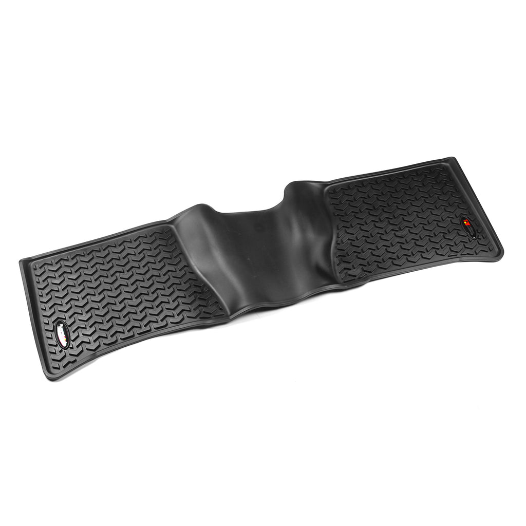 Rugged Ridge 12950.28 | Floor Liners, Rear, Black; 99-04 Jeep Grand Cherokee WJ