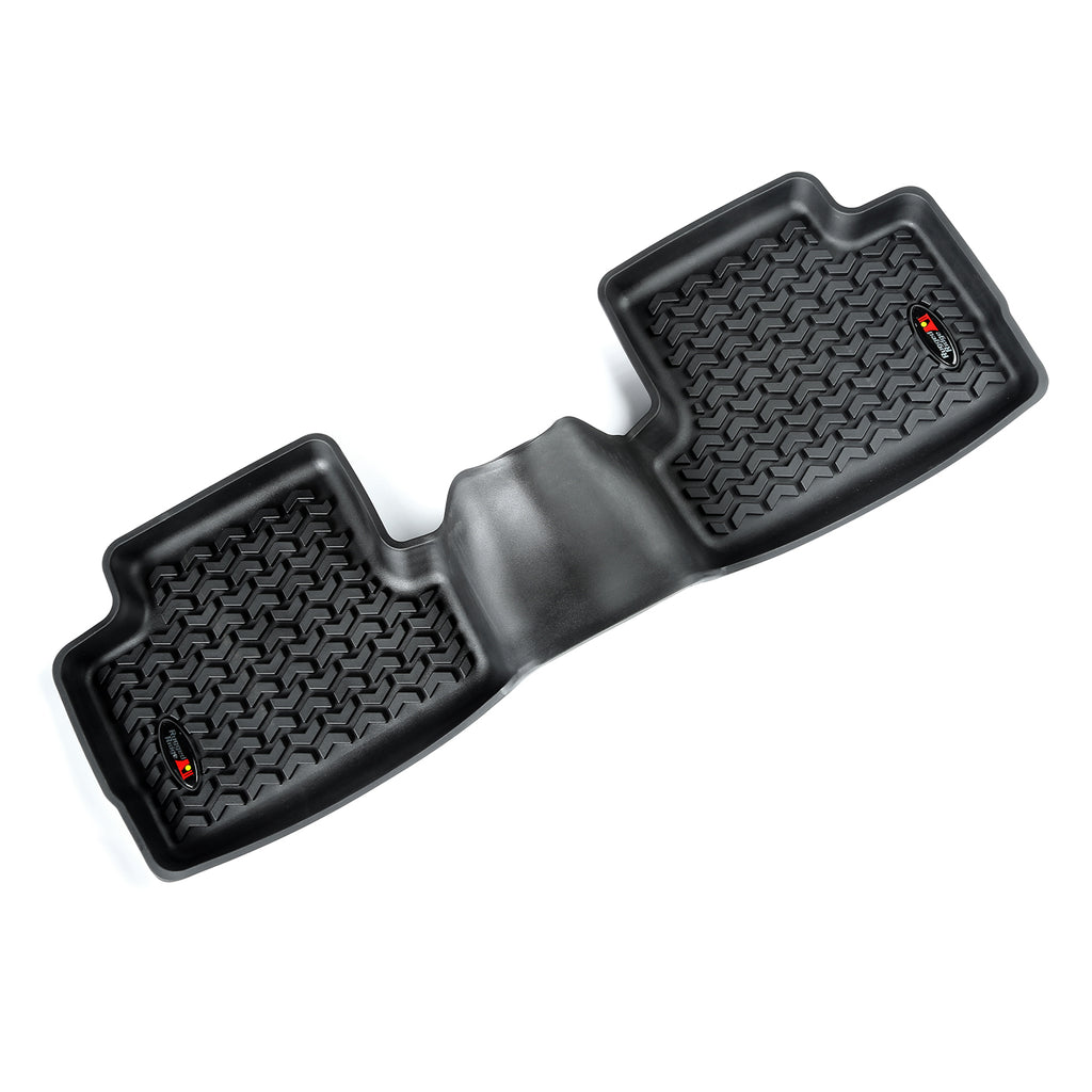 Rugged Ridge 12950.30 | Floor Liner, Rear; Black, 2014-2020 Jeep Cherokee KL