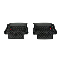 Rugged Ridge 12950.49 | Floor Liner, Rear; Black, 2018-2020 Jeep Wrangler JL 2 Dr