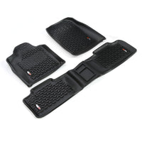 Rugged Ridge 12987.26 | Floor Liners, Kit, Black; 11-16 Dodge Durango/Jeep Grand Cherokee WK