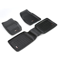 Rugged Ridge 12987.30 | Floor Liners, Kit, Black; 84-01 Jeep Cherokee XJ