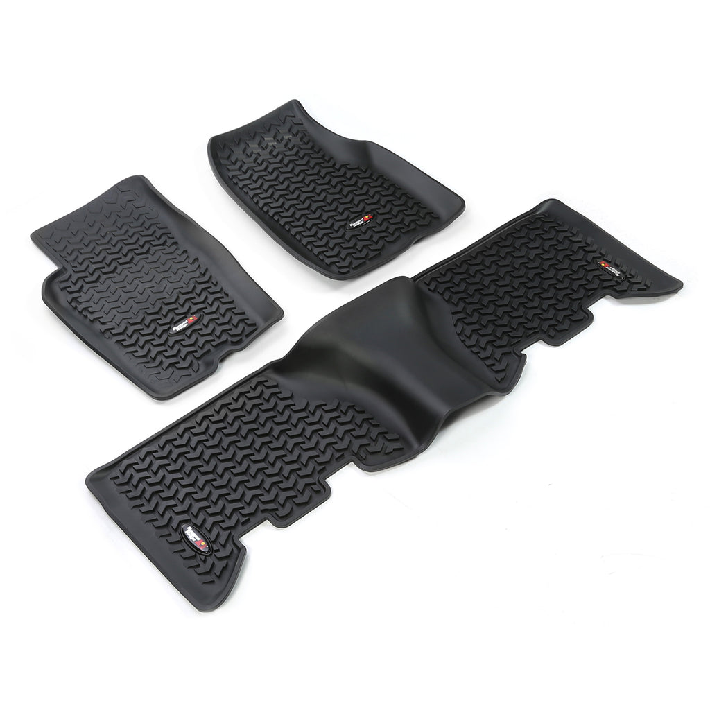 Rugged Ridge 12987.31 | Floor Liners, Kit, Black; 93-98 Jeep Grand Cherokee ZJ