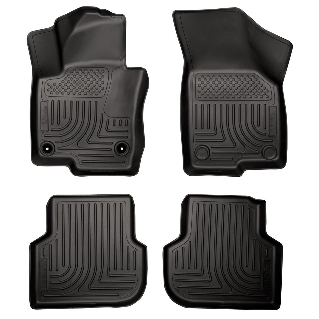 Husky Liners 98831 | Husky Liners Front & 2nd Seat Floor Liners, Fits 11-15 JETTA (SEDAN MODELS ONLY) WEATHERBEATER FRONT & 2ND SEAT FLOOR LINERS BLACK