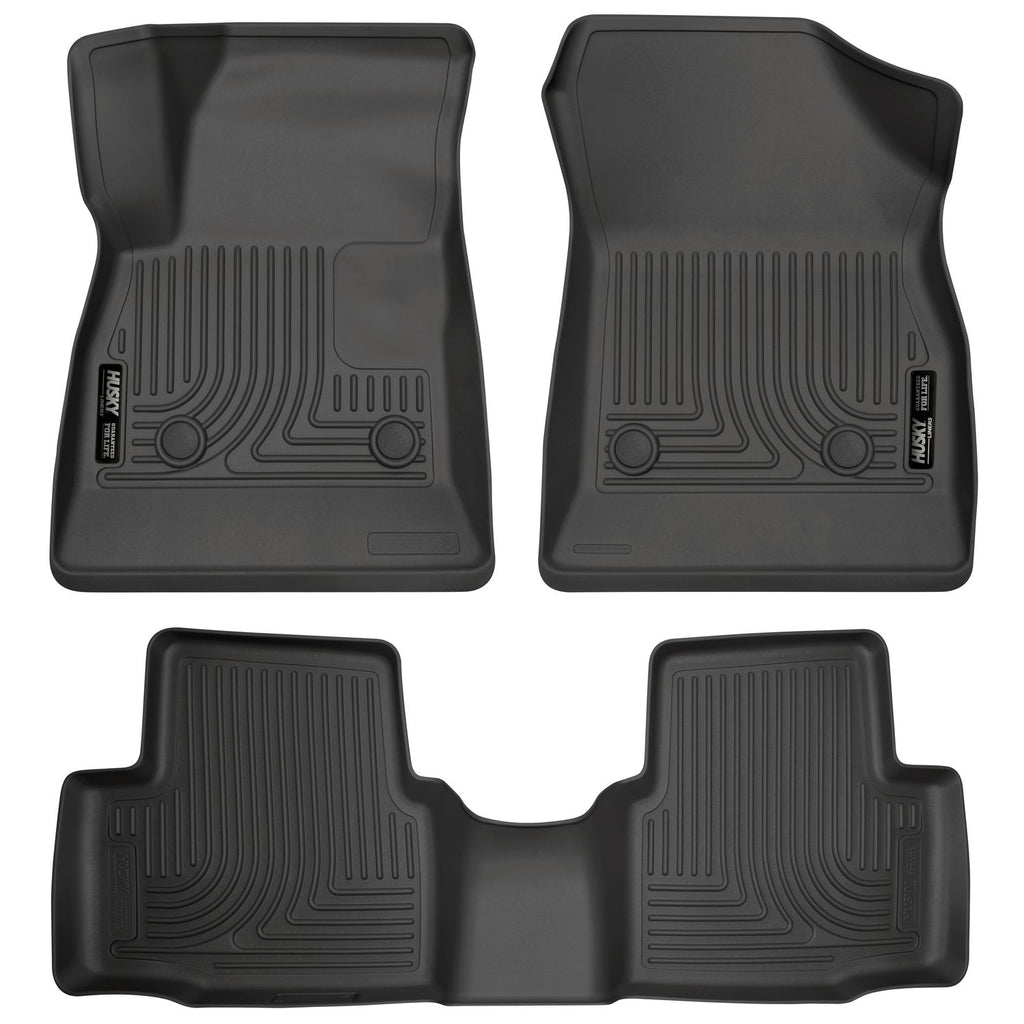 Husky Liners 99161 | Husky Liners Front & 2nd Seat Floor Liners, Fits 16-C CRUZE WEATHERBEATER SERIES BLACK