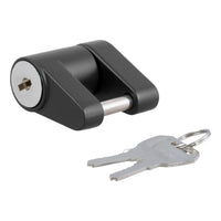 Coupler Lock (1/4" Pin 3/4" Latch Span Padlock Black)