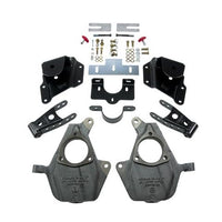 BELLTECH 947 LOWERING KITS  Front And Rear Complete Kit W/O Shocks 2005-2006 Chevrolet Silverado/Sierra (Ext Cab w/ Factory Front Torsion Bar) 2 in. F/3 in. R drop W/O Shocks