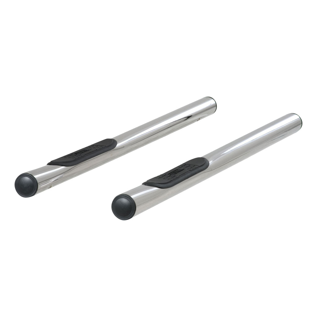 3" Round Polished Stainless Side Bars Select Toyota Tacoma