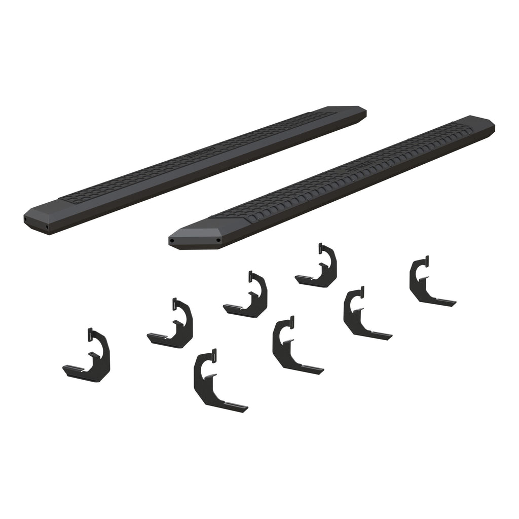 AdvantEDGE 5-1/2" x 91" Black Aluminum Side Bars Select Chevrolet GMC