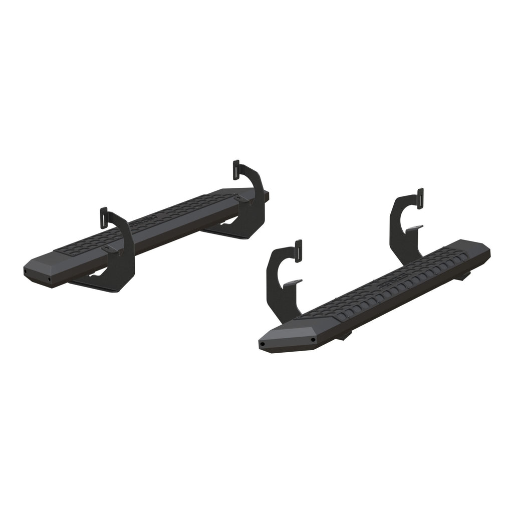 AdvantEDGE 5-1/2" x 53" Black Aluminum Side Bars Select Silverado Sierra