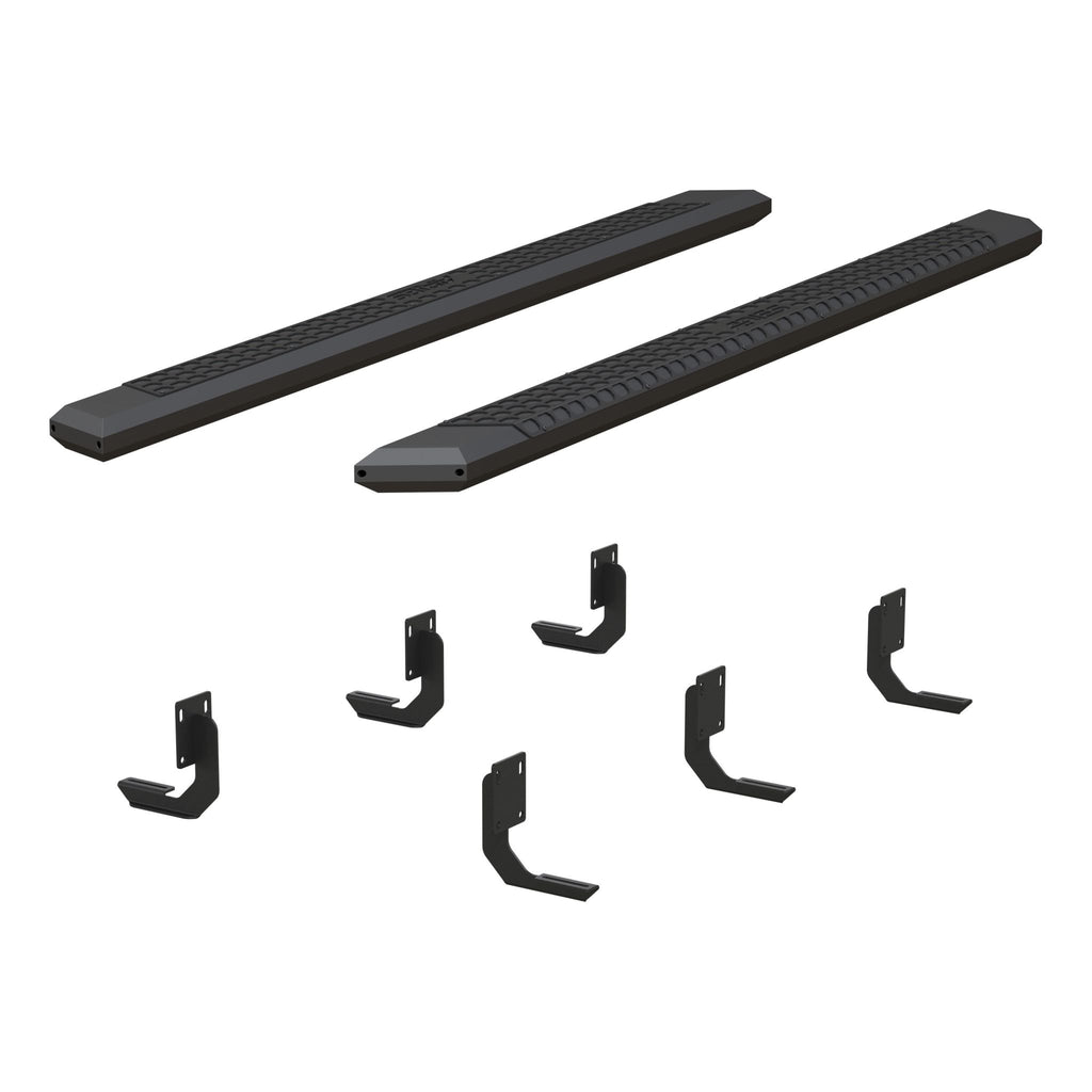 AdvantEDGE 5-1/2" x 91" Black Aluminum Side Bars Select Ford F250 F350 F450