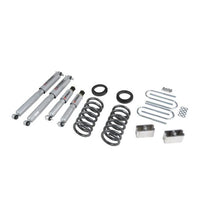 BELLTECH 630SP LOWERING KITS  Front And Rear Complete Kit W/ Street Performance Shocks 1982-2004 Chevrolet S10/S15 Pickup 4&6 cyl. (Std Cab) 83-97 Chevrolet Blazer/Jimmy 4&6 cyl. 2 in. or 3 in. F/3 in. R drop W/ Street Performance Shocks