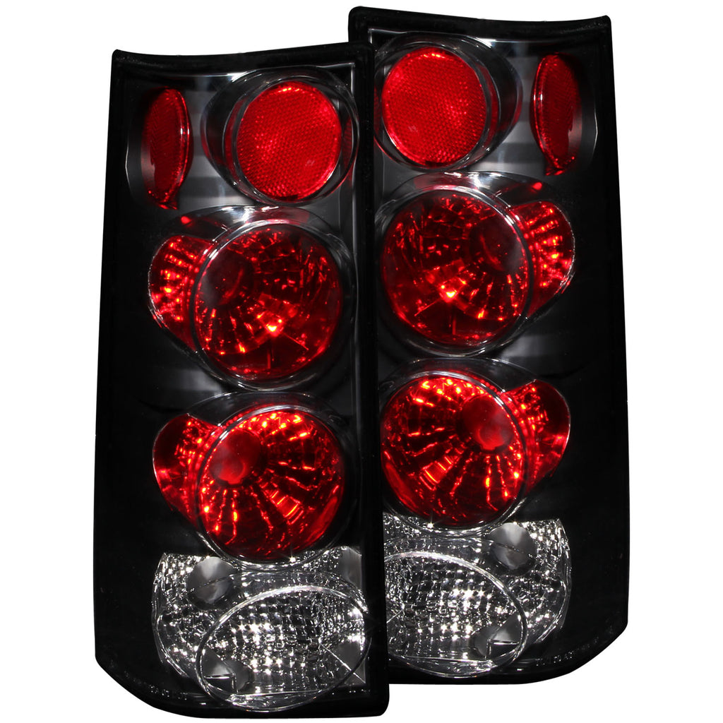 ANZO USA-211148 | Tail Light Assembly; Clear Lens; Black Housing;Pair