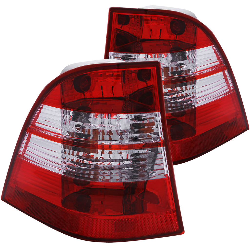 ANZO USA-221134 | Tail Light Assembly; Clear Lens; Chrome Housing;Pair