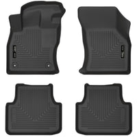 Husky Liners 95831 | Husky Liners Front & 2nd Seat Floor Liners, Fits 19-C JETTA FRONT & 2ND SEAT FLOOR LINERS WEATHERBEATER SERIES BLACK