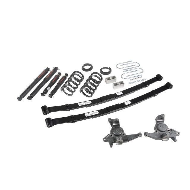 BELLTECH 628ND LOWERING KITS  Front And Rear Complete Kit W/ Nitro Drop 2 Shocks 1998-2003 Chevrolet Blazer/Jimmy 6 cyl. (except Extreme) 4 in. or 5 in. F/5 in. R drop W/ Nitro Drop II Shocks