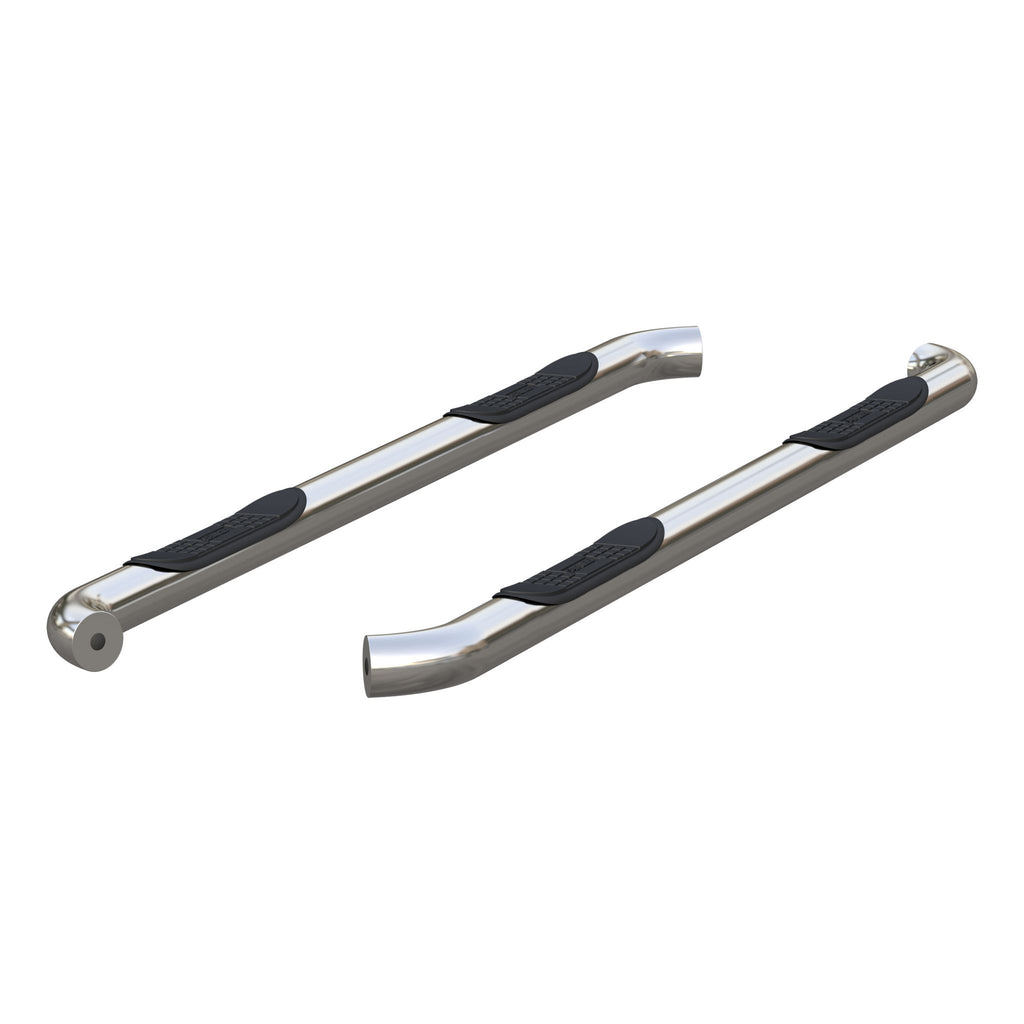 3" Round Polished Stainless Side Bars Select Dodge Durango
