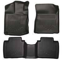 Husky Liners 99541 | Husky Liners Front & 2nd Seat Floor Liners, Fits 12-14 VENZA FRONT/2ND SEAT FLOOR LINERS BLACK