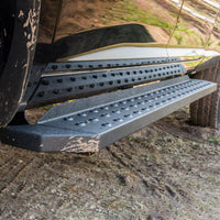 RidgeStep 6-1/2" x 96" 36" Black Steel Running Boards Select Ford E-Series