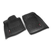 Rugged Ridge 12920.32 | Floor Liner, Front; Black, 2011-2020 Dodge / Jeep Durango / Grand Cherokee WK2