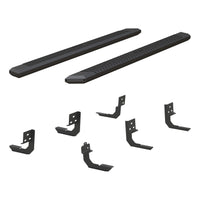 AdvantEDGE 5-1/2" x 91" Black Aluminum Side Bars Select Ram 2500 3500