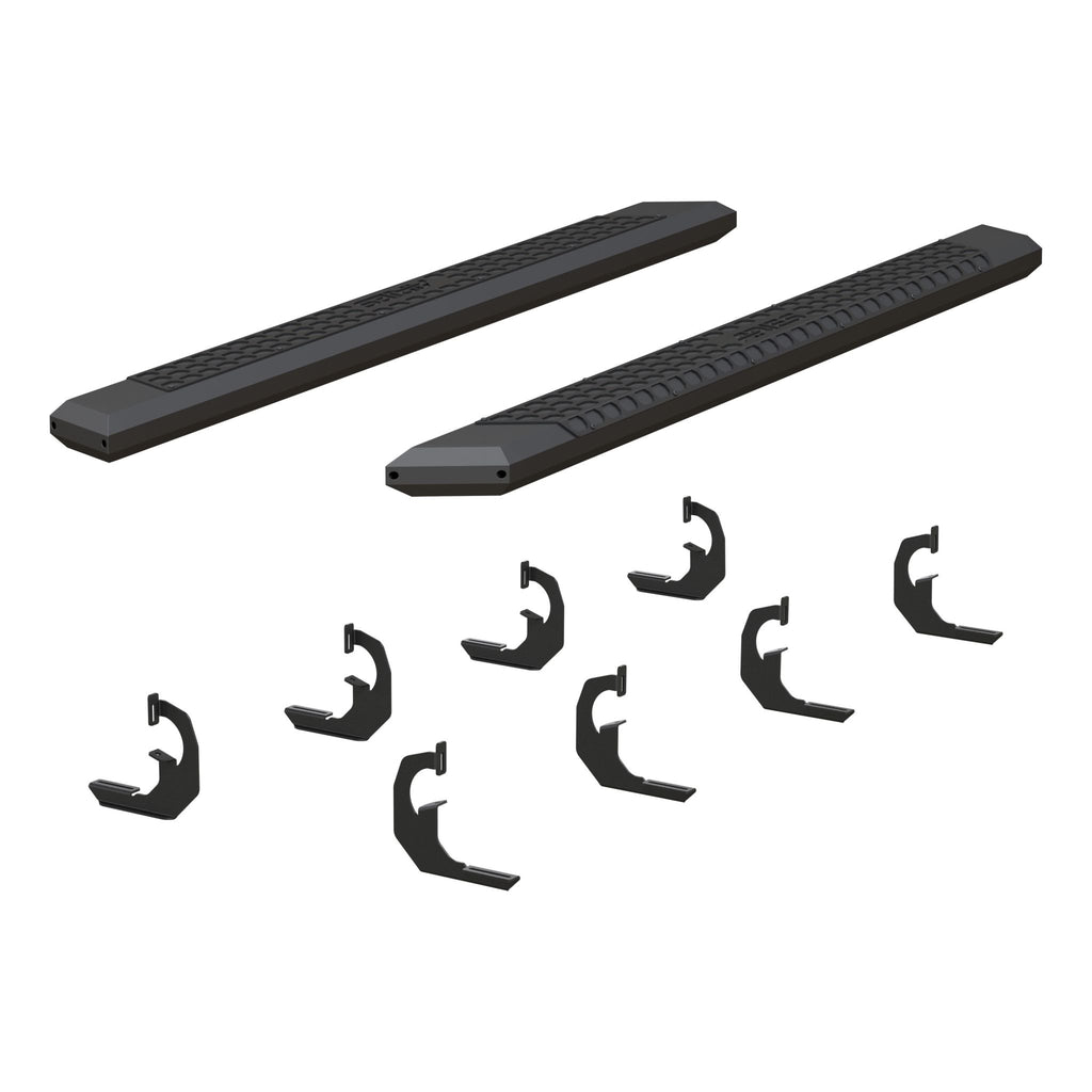 AdvantEDGE 5-1/2" x 75" Black Aluminum Side Bars Select Chevrolet GMC