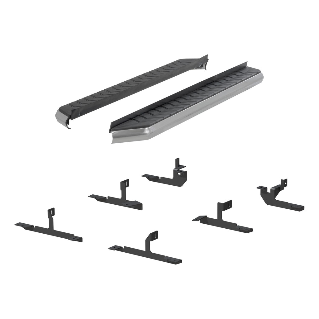 AeroTread 5" x 67" Polished Stainless Running Boards Select Equinox Terrain