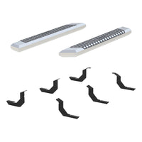 AdvantEDGE 5-1/2" x 53" Chrome Aluminum Side Bars Select Toyota Tundra