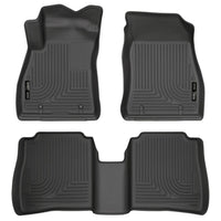 Husky Liners 95631 | Husky Liners Front & 2nd Seat Floor Liners, Fits 14-C SENTRA FRONT & 2ND SEAT FLOOR LINERS WEATHERBEATER SERIES BLACK